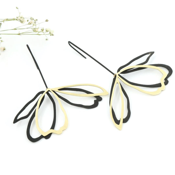 Layered Petal Earring