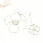Mismatched Flower Earrings