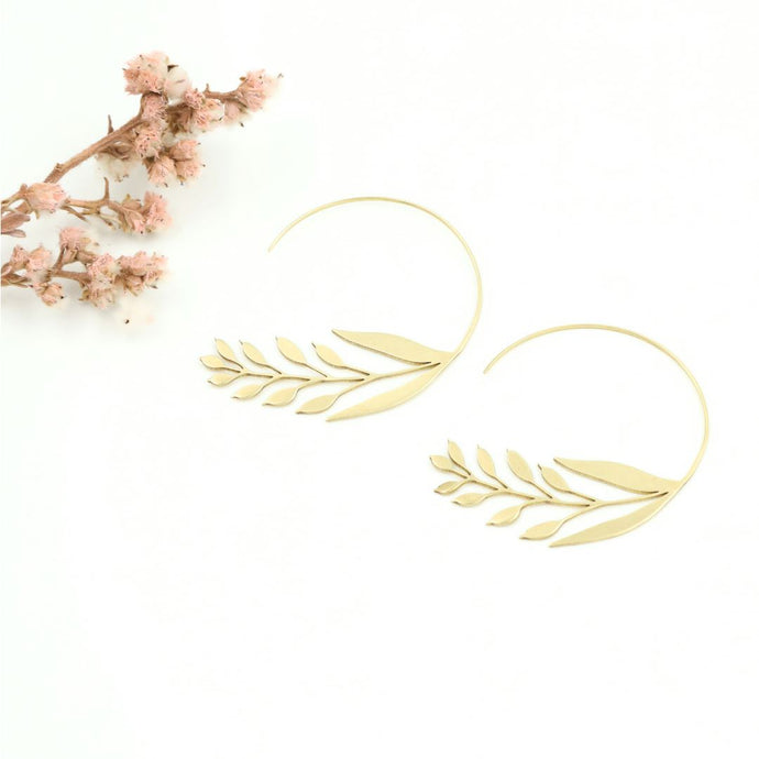 Leaf Hoops