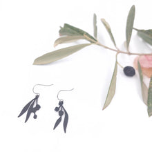 Load image into Gallery viewer, Wild olive sprout earrings
