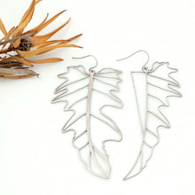 Load image into Gallery viewer, Mismatched Leaf Earrings
