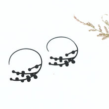 Load image into Gallery viewer, Baby Breath Hoop Earrings
