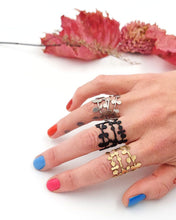 Load image into Gallery viewer, Baby&#39;s Breath ring ~ Gypsophila
