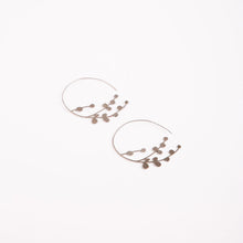 Load image into Gallery viewer, Baby Breath Hoop Earrings
