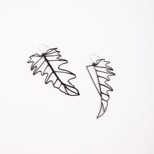 Load image into Gallery viewer, Mismatched Leaf Earrings
