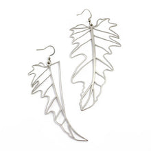 Load image into Gallery viewer, Mismatched Leaf Earrings
