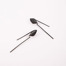 Load image into Gallery viewer, Leaf Slide Through Earrings
