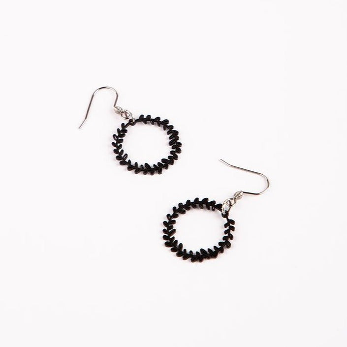 Mini Vine Hoop Earrings