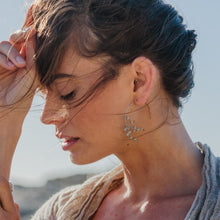 Load image into Gallery viewer, Baby Breath Hoop Earrings
